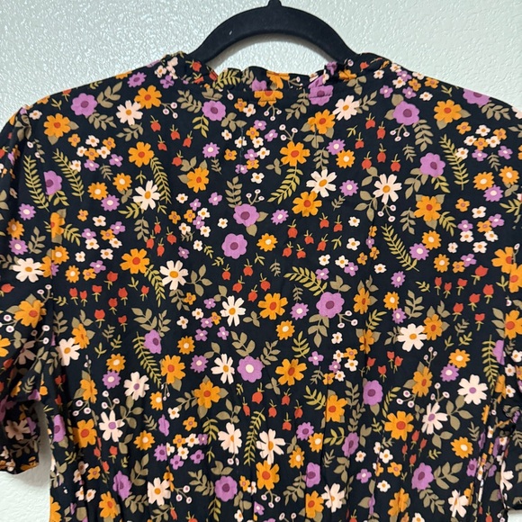 ModCloth x Princess Highway‎ Floral Black Dress Sz 10 - Picture 5 of 9